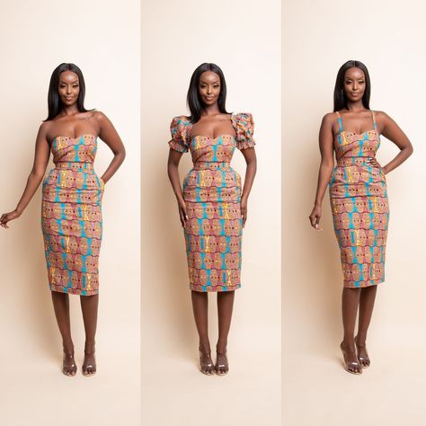 African Wrapper, Kente Fabric, Ankara Dress Styles, African Print Clothing, African Wear Dresses, African Print Dress Designs, African Fashion Traditional, African Fabrics, African Fashion Ankara