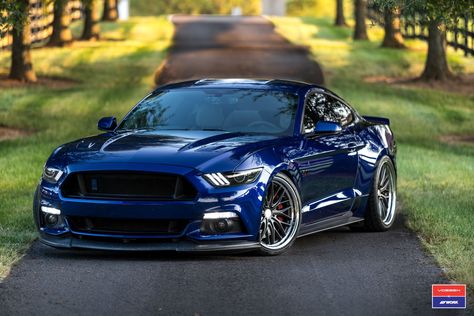 Blue Ford Mustang 5.0 Filling Some Big Shoes Blue Mustang, Tokyo Drift Cars, New Mustang, Modern Muscle Cars, Pony Express, S550 Mustang, Aesthetic Cool, Ford Mustang Car, Car Organization