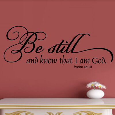 Sticker Pictures, Bible Verse Vinyl, Isaiah Bible, Bible Wall Decals, Bible Verse Wall Decals, I Am God, Be Still And Know, Christian Bible Verses, Prayer Room