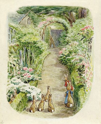 Beatrix Potter Illustrations, Beatrice Potter, Peter Rabbit And Friends, Potter Art, Art Et Illustration, Garden Inspired, Beatrix Potter, Peter Rabbit, British Museum