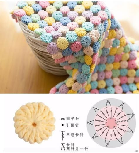 Mode Crochet, Crochet Motifs, Crochet Doily, Crochet Diagram, Crochet Chart, Crochet Squares, Love Crochet, Crochet Techniques, Crochet Motif