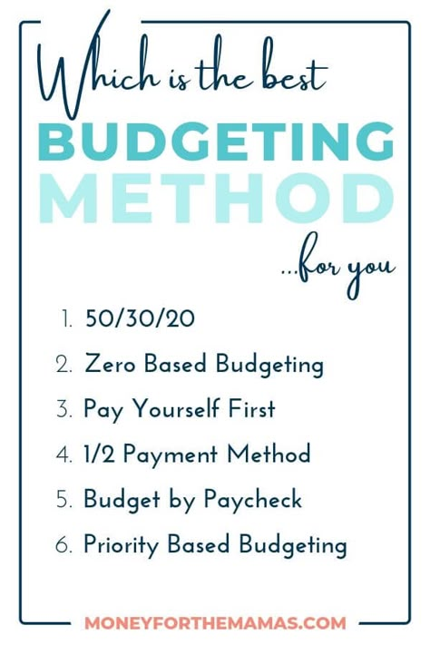 There are a lot of different budgeting methods out there, which is right for you? This third post, in a five-part series - Your Ultimate Guide on How to Budget, will take you through the third step which is figuring out which type of budgeting method you will be most successful at (ya know, one that you'll actually stick to and see results from!) #howtobudget #bestbudgetforyou #ultimateguidetobudgeting #moneyforthemamas Budgeting Methods, Budget Percentages, Saving Plan, Financial Budget, Personal Finance Budget, Personal Budget, Making A Budget, Managing Finances, Budgeting Worksheets