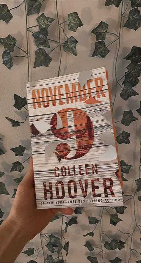 Colleen Hoover Books November 9, Book Collen Hover, Aesthetic Colleen Hoover Books, Collen Hover Best Books Aesthetic, Books By Colleen Hoover, November 9 Book Aesthetic, November 9 Book Cover, Collen Hover All Books, November 9 Colleen Hoover Book