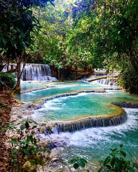 Kuang Si Falls, Uninhabited Island, Socotra, Amazing Places On Earth, Board Display, Nature Instagram, Forest Park, Dalai Lama, Amazing Places