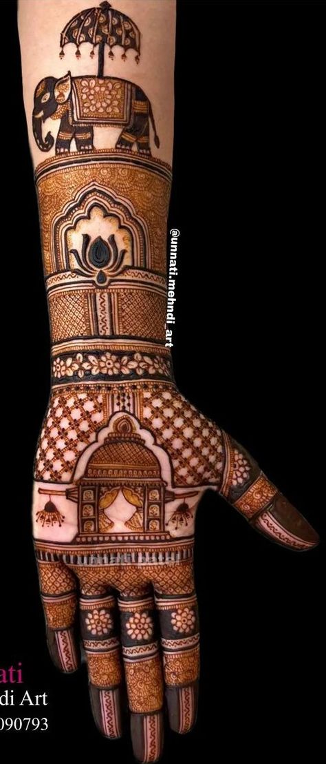 Sider Mehandi Design, Rajasthani Henna Designs, Bride Mehndi Designs Back Hand, Potret Mehndi Design, Barwa Mehendi Design, Hawan Kund Mehndi Design, Teej Mehendi Design Full Hand, Frunt Mehandi Design Stylish, Theme Based Mehandi Designs