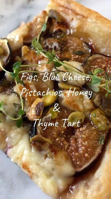 Figs Blue Cheese, Blue Cheese Tart, Cheese Puff, Cheese Puff Pastry, Cheese Pastry, Fig Recipes, Flaky Salt, Puff Pastry Sheets, Fresh Figs