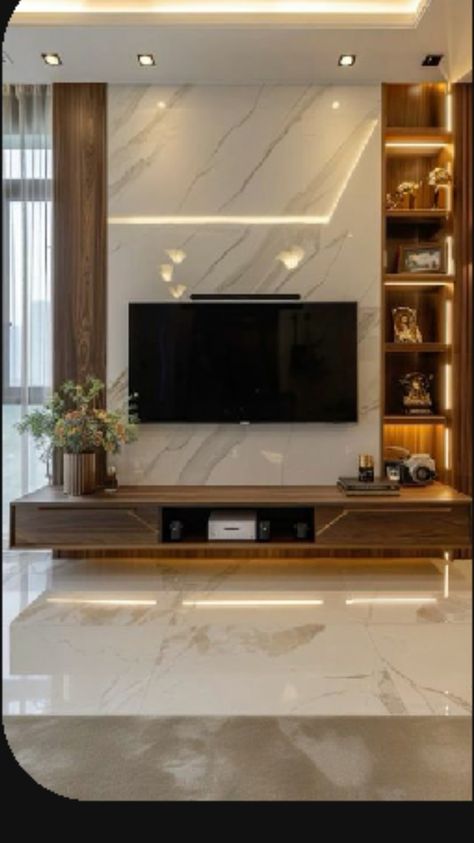 Tv Cabinet Design Modern, Tv Unit Ideas, Stylish Bedroom Ideas, Art Decor Ideas, Wall Decor Living Room Modern, Modern Tv Room, Modern Tv Unit Designs, Tv Unit Furniture Design, Modern Tv Wall Units