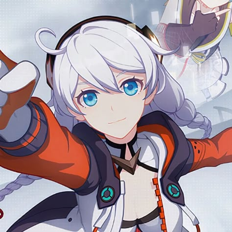 Kiana Pfp Icon, Kiana Kaslana Header, Kiana Kaslana Icon, Kiana White Comet, Kiana Kaslana, Kiana Icons Honkai Impact, Kiana Kaslana Pfps, Kiana Kaslana White Comet, Fall Songs