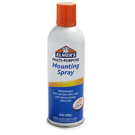 Amazon.com : ELMERS Repositionable Mounting Spray Adhesive, 10 Oz, Clear (E454) : Office Products Sheet Spray, Purchase Order Form, Make Your Own Stencils, Rubber Cement, Wholesale Craft Supplies, Storing Craft Supplies, Spray Adhesive, Craft Products, Adhesive Glue