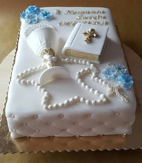 Tarta de comuniom First Holy Communion Cake Boy, First Communion Cake Boy, First Communion Cakes For Boys, Communion Cake Ideas, Communion Cakes For Boys, 1st Communion Cakes, First Communion Cake Pops, Communion Cake Pops, Boys First Communion Cakes