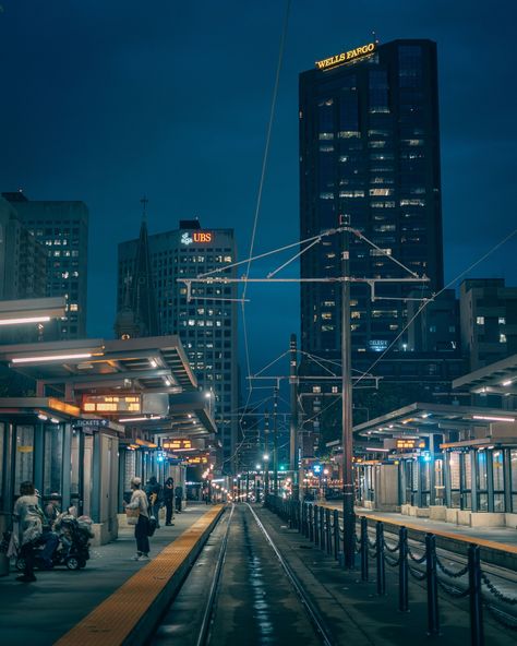 Light rail tracks and buildings in downtown Saint Paul, Minnesota Saint Paul Minnesota, Rail Transport, St Paul Minnesota, Hotel Motel, White Car, Light Rail, Posters Framed, Side Jobs, St Paul