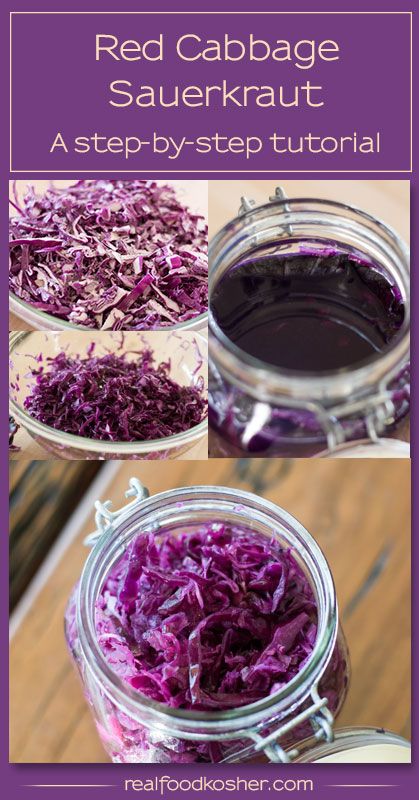 Red Cabbage Sauerkraut, Sauerkraut Recipe, Fermented Veggies, Sauerkraut Recipes, Water Kefir, Fermentation Recipes, Fermented Vegetables, Probiotic Foods, Pickled Veggies