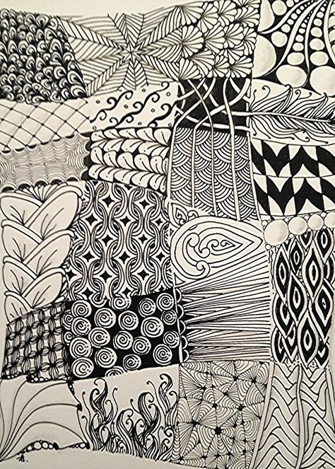 Doodle Techniques, Zen Doodle Art, Tangle Art, Sunflower Wallpaper, Art Hobbies, Zentangle Drawings, Doodles Zentangles, Doodle Art Designs, Zen Doodle