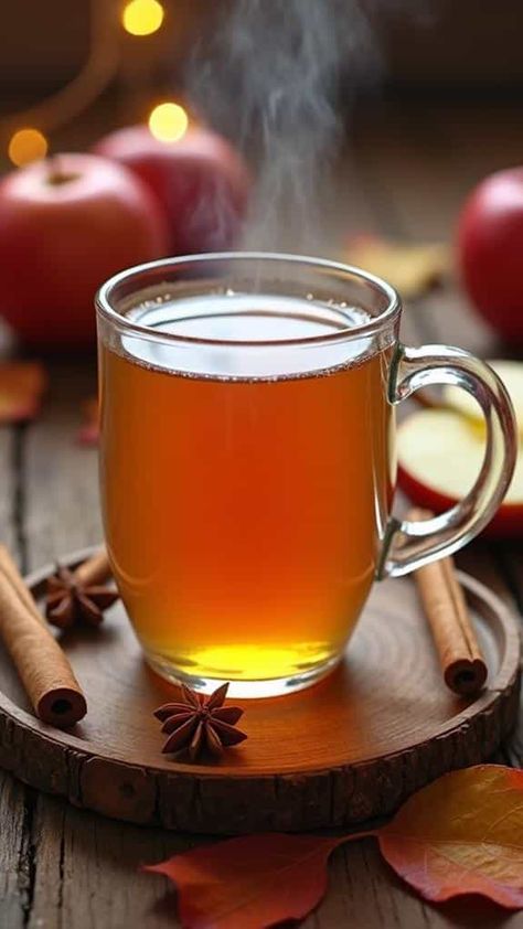 Spiced Apple Cider Tea Cider Tea Recipes, Alternative Sweeteners, Spice Combinations, Ginger Slice, Spiced Apple Cider, Agave Nectar, Ginger And Honey, Cheese Crackers, Spiced Apples