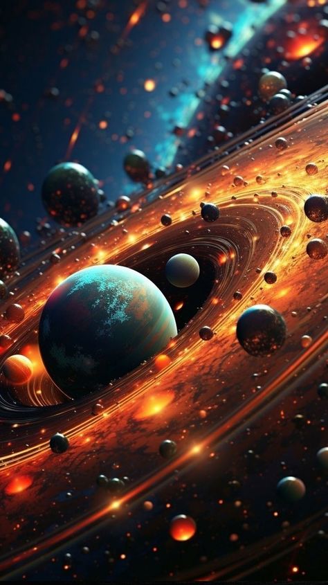 Solar System Wallpaper, System Wallpaper, Galaxy Artwork, Cool Galaxy Wallpapers, Galaxies Wallpaper, Cool Pictures For Wallpaper, Planets Wallpaper, Space Artwork, Galaxy Pictures