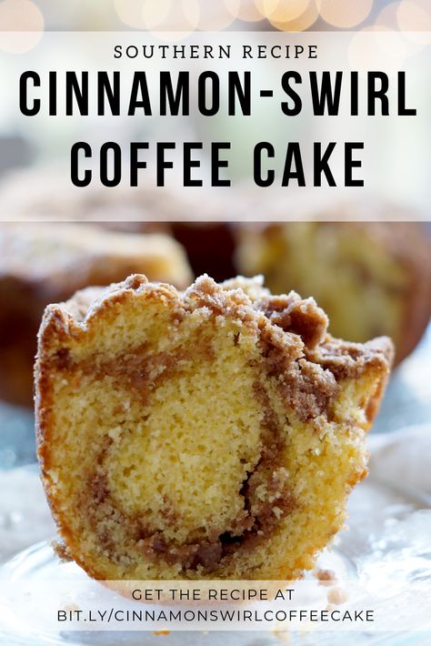 Cinnamon Swirl Coffee Cake, Cake Cinnamon, Coffee Cake Recipes Easy, Cake Mix Ingredients, Southern Recipe, Coffee Cake Recipe, Boxed Cake, Cinnamon Coffee, Coffee Cake Recipes