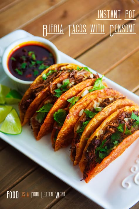 Instant Pot Birria Tacos, Instant Pot Birria, Beef Birria Recipe, Birria Recipe, Beef Birria, Instapot Meals, Instant Pot Ideas, Birria Tacos, Ninja Foodi Recipes