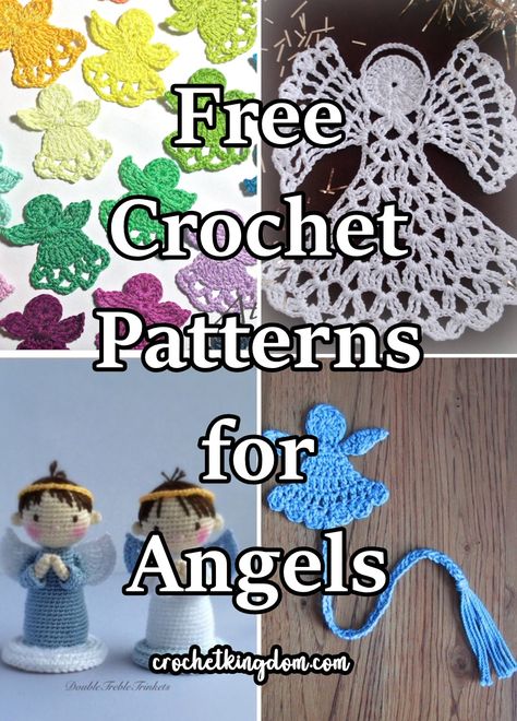 Free Crochet Patterns for Angels ⋆ Crochet Kingdom Crochet Angel Applique Free Pattern, Free Crochet Cross Patterns, Crocheted Angels Free Pattern, Crochet Angel Pattern Free English, Crochet Angel Wings Free Pattern, Crochet Angels Free Pattern, Unique Crochet Baby Blanket, Free Crochet Blanket Patterns Easy, Crochet Blanket Patterns Easy