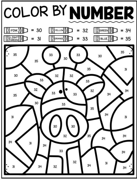 Color by number animals pages are fun for kids. Free printables with animals like Alligator, Monkey, Lion, Zebra, Giraffe, and Elephant. Zoo Worksheets Preschool Free Printable, Color By Number Animals, Free Color By Number Printables, Zoo Math Activities, Zoo Coloring Pages For Preschool, Multiplication Color By Number Free, Safari Color By Number, Color By Number Farm Animals, Free Color By Number