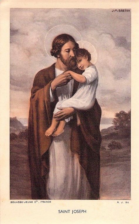 St Joseph Wallpaper, Saint Joseph Wallpaper, Saint Joseph Art, St Jose, St Joseph Catholic, Catholic Aesthetic, Catholic Wallpaper, Catholic Decor, Jesus Is Risen