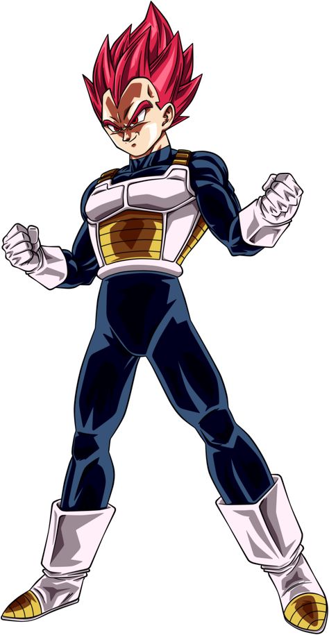 Vegeta SSJ God (Universo 7) Ssg Vegeta, Vegeta Super Saiyan God, Kid Vegeta, Bardock Super Saiyan, Gogeta Blue, Ball Character, Half Sleeve Tattoos Forearm, Dbz Drawings, Dbz Vegeta