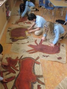 Archaeology Aesthetic, Stone Age Art, Cave Painting, Kids Work, Cave Art, Chalk Pastel, Prehistoric Art, Art Study, Art Lessons For Kids