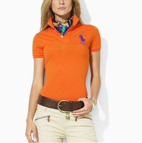 Polo Outfits For Women, Street Style Handbags, Ralph Lauren Womens Clothing, Polo Shirt Outfits, Polo Outfit, Polo Women, Mens Trendy Outfits, Ralph Lauren Style, Womens Fashion Edgy