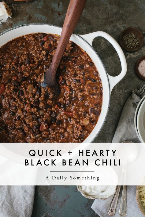 Chilli Recipe Black Bean, Chilli With Black Beans, Chili’s Black Beans Recipe, Black Bean Chili Recipe Beef, Steak And Black Bean Chili, Beef Black Bean Chili, Beef And Black Bean Chili, Chili Recipe Black Bean, Black Bean Chilli Recipes