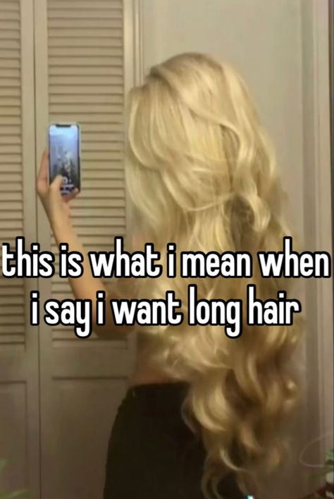 #healthyhair #hair #beautifulhair #blonde #whisper #longhair #growinghair Hair Dye Inspo Aesthetic Blonde, Hair Styles Down Hairstyles, How To Do My Hair, Blonde Quotes, 2a Hair, Hairstyle Examples, Shave Her Head, Messy Curls, Helping Women