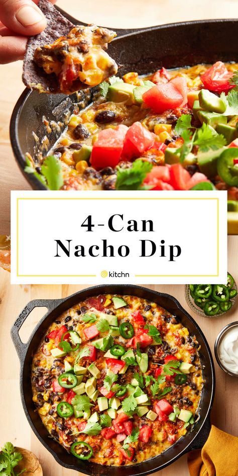 Nacho Dips, Nacho Bar Ideas, Nachos In Oven, Nachos Dip Recipe, Skillet Nachos, Nacho Recipes, Nacho Dip, Nacho Bar, Tater Tots