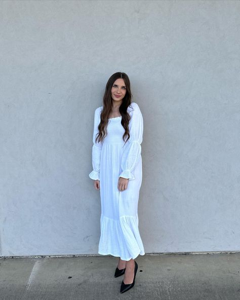 Happy Easter! HE IS RISEN🤍 • • • #easter #HeisRisen #sunday #church #churchoutfit #churchootd #whitedress #midi #mididress #aldo #aldoheels #nothingfitsbut #puffysleeves #instagood #instadaily #instalike #instagram #outfit #outfits #outfitinspo #pinterest #styleblogger #styleinfluencer #inspo #influencer #blogger #cute #offtochurch #churchoutfits #highheels Happy Easter He Is Risen, He Is Risen Easter, Sunday Church, Aldo Heels, He Is Risen, Church Outfits, Influencers Fashion, Puffy Sleeves, Happy Easter