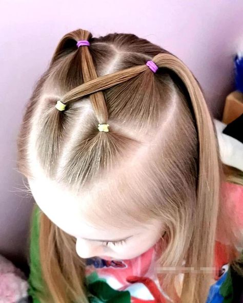 Toddler Hairstyles Girl Fine Hair, Cute Toddler Hairstyles, Easy Little Girl Hairstyles, Girly Hairstyles, Fishtail Braids, Girl Hair Dos, Girls Hairstyles Easy, Lil Girl Hairstyles, Kids Curly Hairstyles