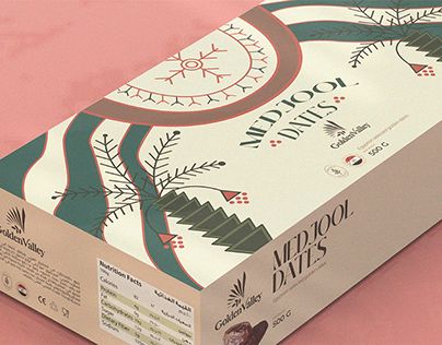 Dates Box Packaging Design, Dates Packaging Design, Mushroom Branding, Date Packaging, Letter D Crafts, Graphic Designer Studio, Dates Tree, Medjool Dates, Lets Talk