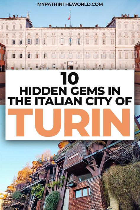 Hidden gems in Turin Italy (Piedmont): Hidden places in Turin and unusual things to do Best Places In Italy, Italy Culture, Italy Destinations, Piedmont Italy, Cities In Italy, Italy Itinerary, Explore Italy, Hidden Places, Turin Italy