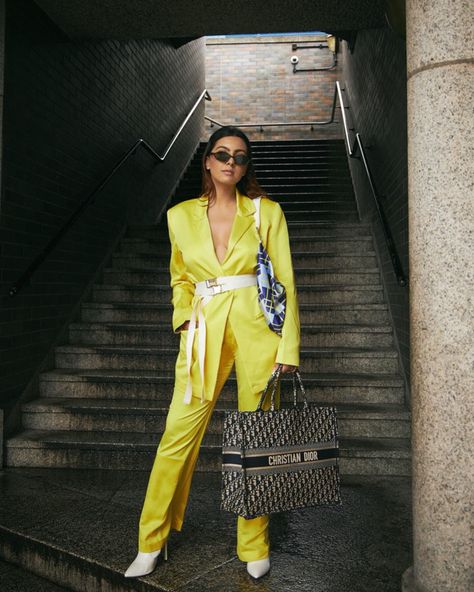 Honestly! My favourite look so far from #lfw Niki Mehra, Industrial Style, Wrap Dress, Dior, Outfit Inspirations, Fashion Week, White, Couture, Fashion Trends