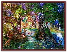 HAED AISSSMC 45164 "Supersized The Butterfly Ball Max Colors" Aimee Stewart, Fantasy Forest, Fairy Land, The Butterfly, Fairy Lights, Trees, Forest, Water, Art