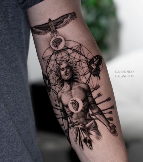 Daniel Silva Tattoo Artist, Daniel Silva Tattoo, Concept Tattoo, Word Tattoo Ideas, Daniel Silva, Word Tattoo, Wolf Tattoos, With Meaning, Word Tattoos