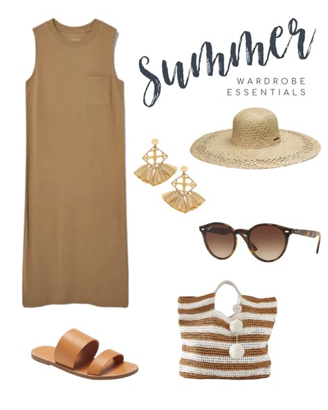 Summer Outfit Ideas & Warm Weather Favorites Extremely Hot Weather Outfits, Humid Weather Outfit, Resort Outfit Ideas, How To Have Style, Cute Floral Dresses, Striped Dress Summer, Summer Wardrobe Essentials, Colourful Outfits, Summer Wardrobe