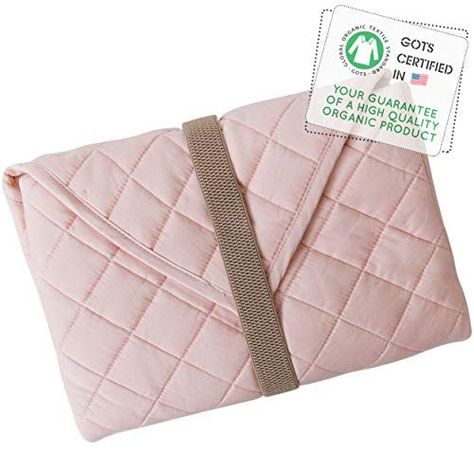 MakeMake Organics Organic Changing Pad GOTS Certified Organic Cotton Fill Portable Diaper Changing Mat is constructed with GOTS certified organic cotton, absorbent terry inside, and a luxe sateen outside. #babyjourney #babydiaperchanging #diaper #changingpad Pink Rectangular Diaper Bag For Travel, Cheap Pink Rectangular Diaper Bag, Pink Rectangular Diaper Bag With Zipper Closure, Portable Changing Mat, Travel Diaper Bag With Removable Pouch, Rectangular, Pink Diaper Bag With Removable Pouch For On-the-go, Portable Changing Pad, Baby Changing Pad, Changing Station