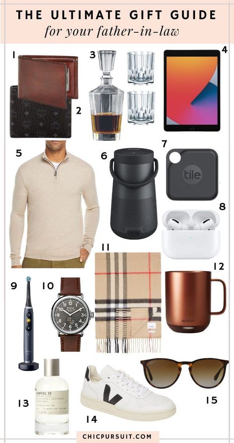 30 Genius Luxury Gifts For Your Father In Law Who Have Everything | The best luxury gifts for men in-laws, luxury gifts for him, expensive gifts for him, luxury gifts aesthetic and luxury gifts for father in law. These luxury gifts for dad, gifts for father and luxury gifts for husband are a must-see! #luxurygifts #luxurygiftideas #luxurygiftsformen #luxurygiftsforhim #giftsforhusband #giftsfordad #giftsformen #giftsforfatherinlaw Expensive Boyfriend Gifts, Luxury Mens Gifts, Luxury Gifts For Boyfriend, Expensive Gifts For Boyfriend, Uncommon Gifts, Luxury Gifts For Men, Best Gift Baskets, Wedding Gifts For Men, Expensive Gifts