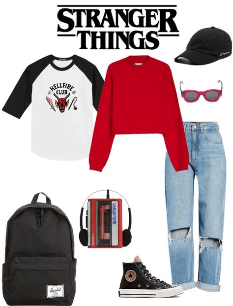 Stranger Things Outfit, Outfit Shoplook, Stranger Things, Polyvore