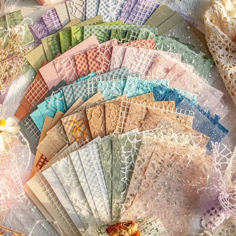 Another exciting #preordernow ‼️ Vintage Lace Paper Available for preorder!! Size: 100mm/140mm Quantity: 16pc/Set Color: Mixed color/Individual color [paper,Vintage Paper,Journal,Stationery] . . . . #preorder #flowervase #penholder #stationeryshop #stationerybd #stationerybangladesh #preorderdeals #pretty #flower #organiser #stationeryhut #stationeryhaul #kawaii #paper #journalsupplies #vintagewashi #vintagejournaling Paper Mesh, Paper Clouds, Diy Tent, Card Embellishments, Journal Supplies, Paper Art Craft, Paper Material, Specialty Paper, Scrapbook Supplies