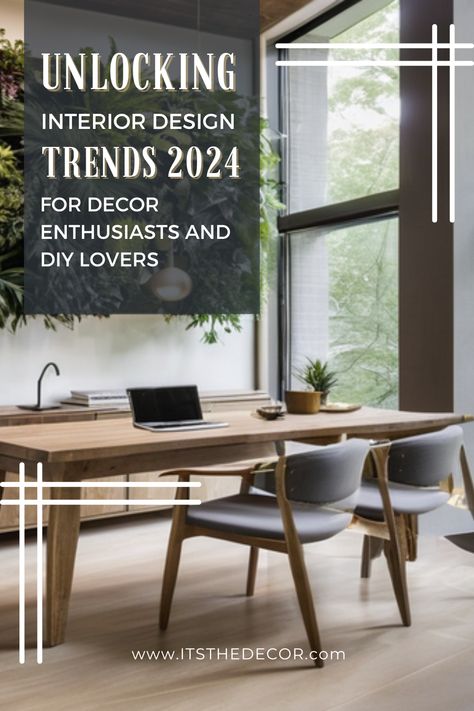 Stay ahead of the curve with 2024's top interior design trends! 🏡✨ From bold textures to sustainable decor, discover fresh ideas perfect for DIY lovers & home enthusiasts. Which trend will you try first? 🎨💡 #InteriorDesign2024 #HomeDecorTrends #DIYHome #ModernInteriors #DecorInspo #SustainableLiving #HomeStyling #DesignLovers Interior Design Creative, Sustainable Decor, Inspiration Interior Design, All The Elements, House Beautiful, Trends 2024, Apartment Interior Design, Apartment Interior, Home Decor Trends