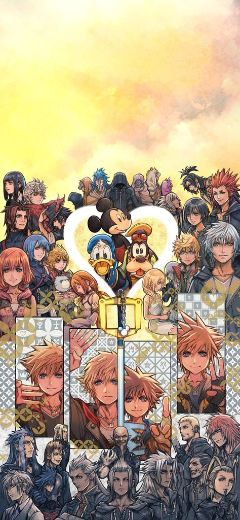 Kingdom Hearts Cover Art, Kingdom Hearts Computer Wallpaper, Kingdom Hearts Donald Duck, Kingdom Hearts 2 Sora, Kingdom Hearts 2 Wallpaper, The World That Never Was Kingdom Hearts, Kingdom Hearts Edit, Kingdom Hearts Wallpaper Iphone, Kingdom Hearts Aesthetic