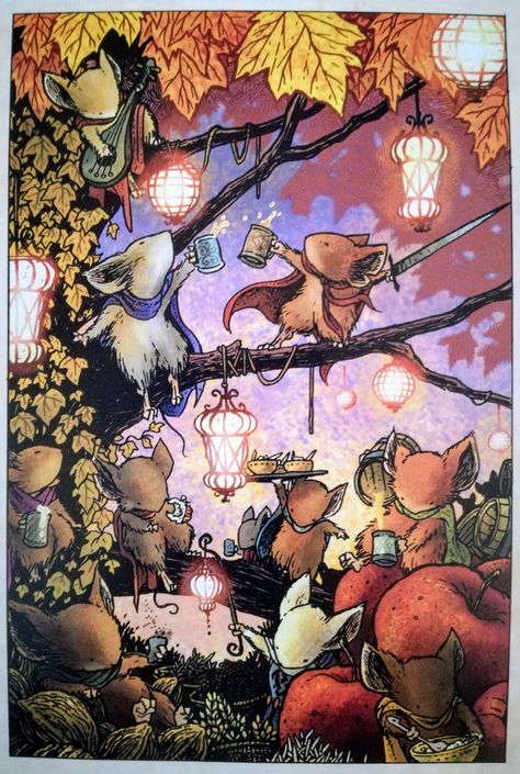 Mouse Guard Mouse Guard Rpg, Mouse Guard, Edvard Munch, Dark Rose, Puzzle 1000, Woodland Creatures, Fantasy Artwork, Mice, Drawing Inspiration