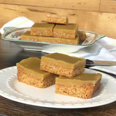 Just A Mum's Kitchen Walnut Slice, Condensed Milk Recipes, Handwritten Recipes, Slices Recipes, Golden Syrup, Smell Amazing, Icing Recipe, Cereal Recipes, Baking Tins