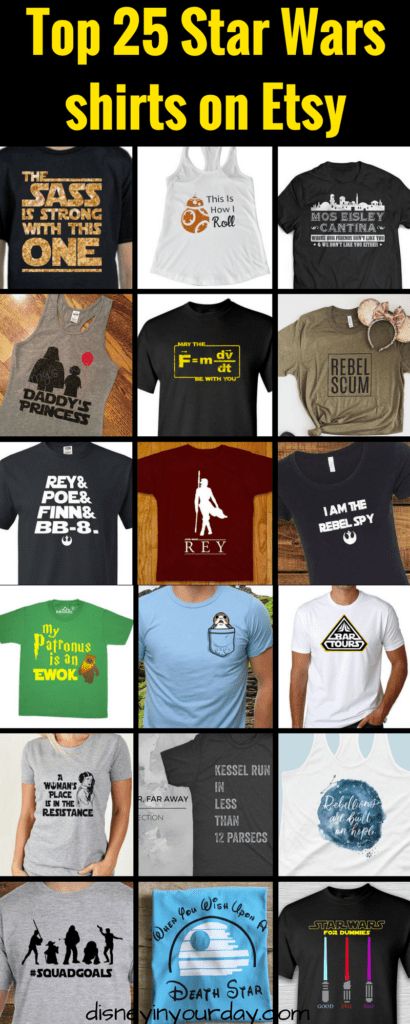 Top 25 Star Wars shirts on Etsy - Disney in your Day Funny Nerd Shirts, Funny Disney Shirts, Star Wars Shirt, Star Wars Quotes, Funny Nerd, Star Wars Facts, Star Wars Jokes, Nerd Shirts, Funny Disney