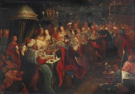 Artworks of Frederik van Valckenborch (Flemish) Belshazzar's Feast, Fantasy World, Impressionism, The Artist, Exhibitions, Van, Art