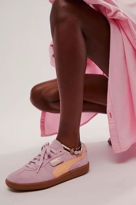 Puma Palermo Sneakers | Free People Puma Palermo Outfit, Palermo Outfit, Lavender Outfit, King Shoes, Puma Palermo, Boho Clothing, Palermo, Boho Outfits, Casual Looks