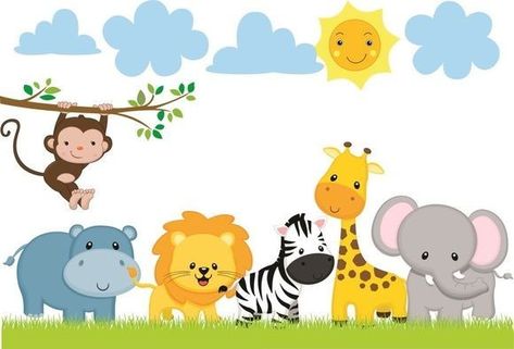 Safari Baby Png, Old Fashioned Boy Names, Baby Zoo Animals, Jungle Birthday, Jungle Baby, Safari Birthday, Safari Party, Safari Theme, Safari Baby